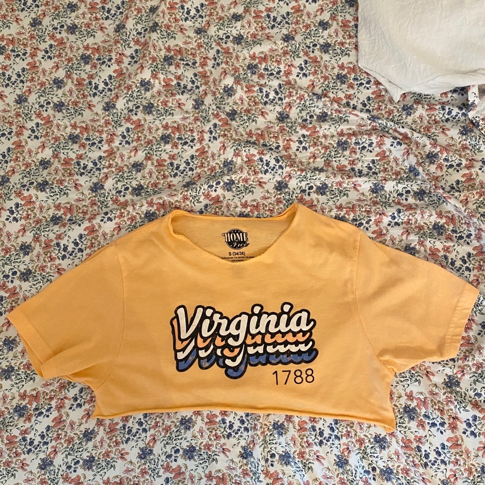 UVA Virginia Crop Top
